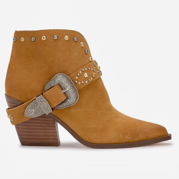 Jessica Simpson Shoes - Brand new Jessica Simpson Pivvy Suede Western Ankle Booties 10